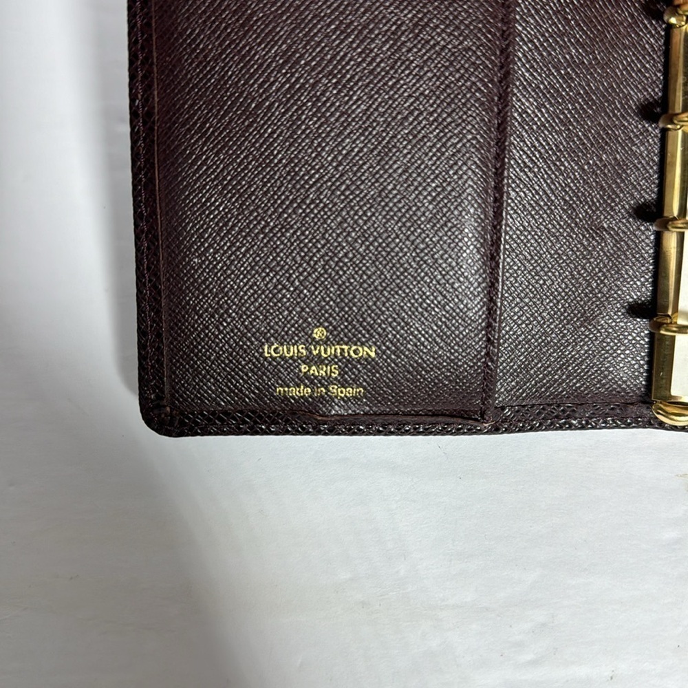 Authentic Louis Vuitton agenda in brown leather - project piece - Picture 6 of 12